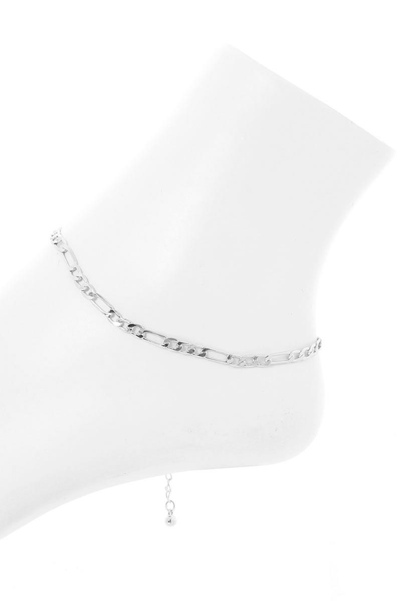SIMPLE SINGLE CHAIN METAL ANKLET