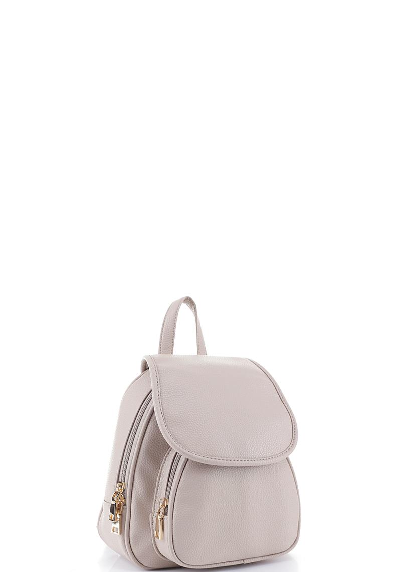 PLAIN CURVED ROUND BACKPACK