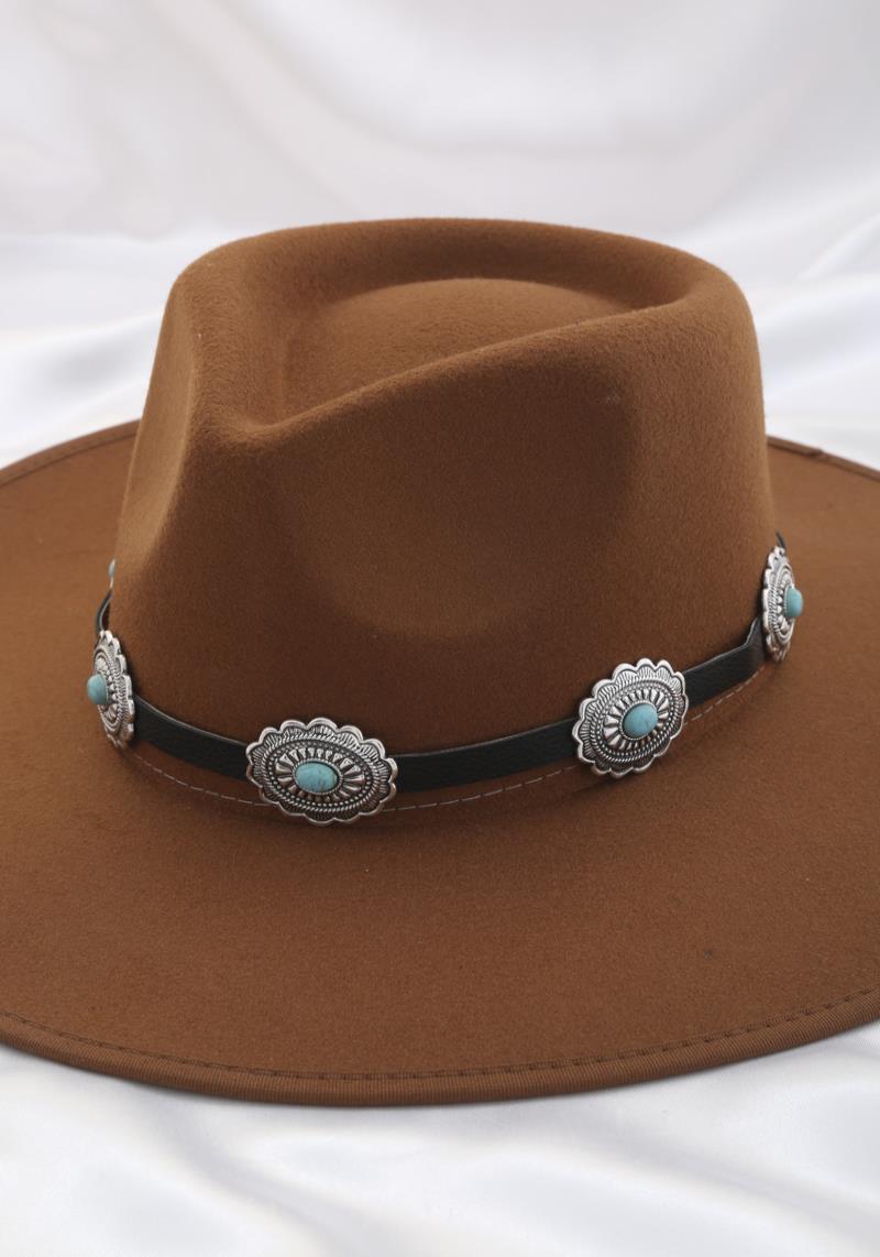 OVAL CONCHO HAT BAND
