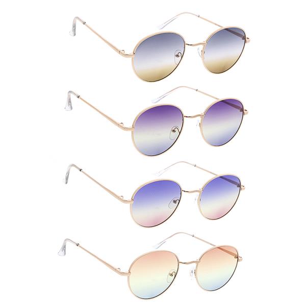 ROUND TONE COLOR VIBE SUNGLASSES 1DZ