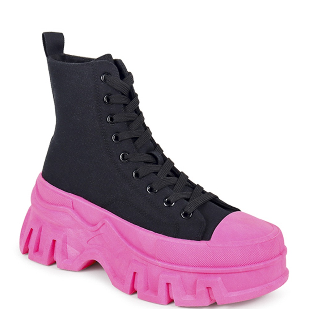 LUG SOLE HIGHTOP SNEAKERS 12 PAIRS