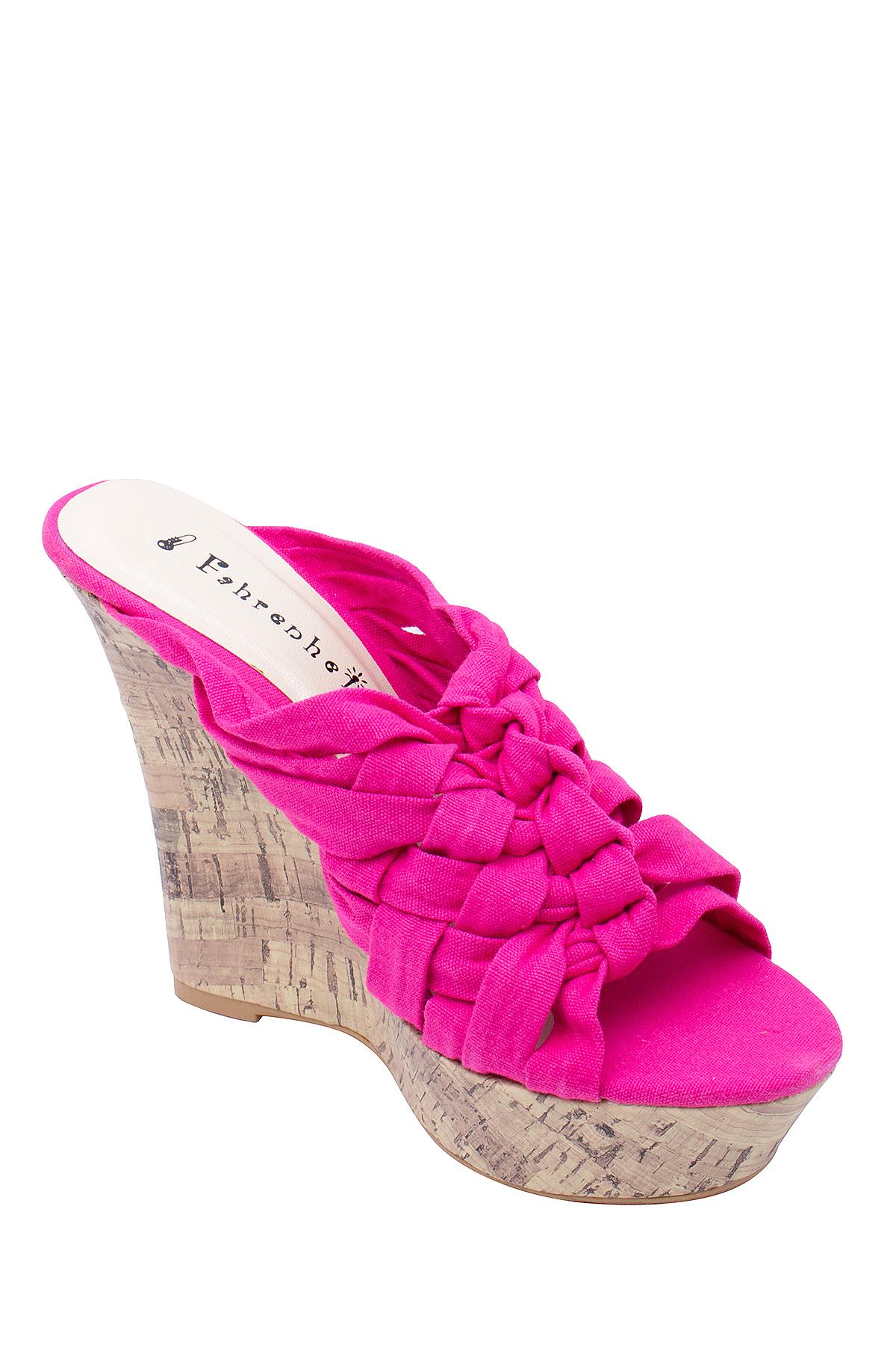 FASHION MESH DESIGN WEDGE HEEL 18 PAIRS