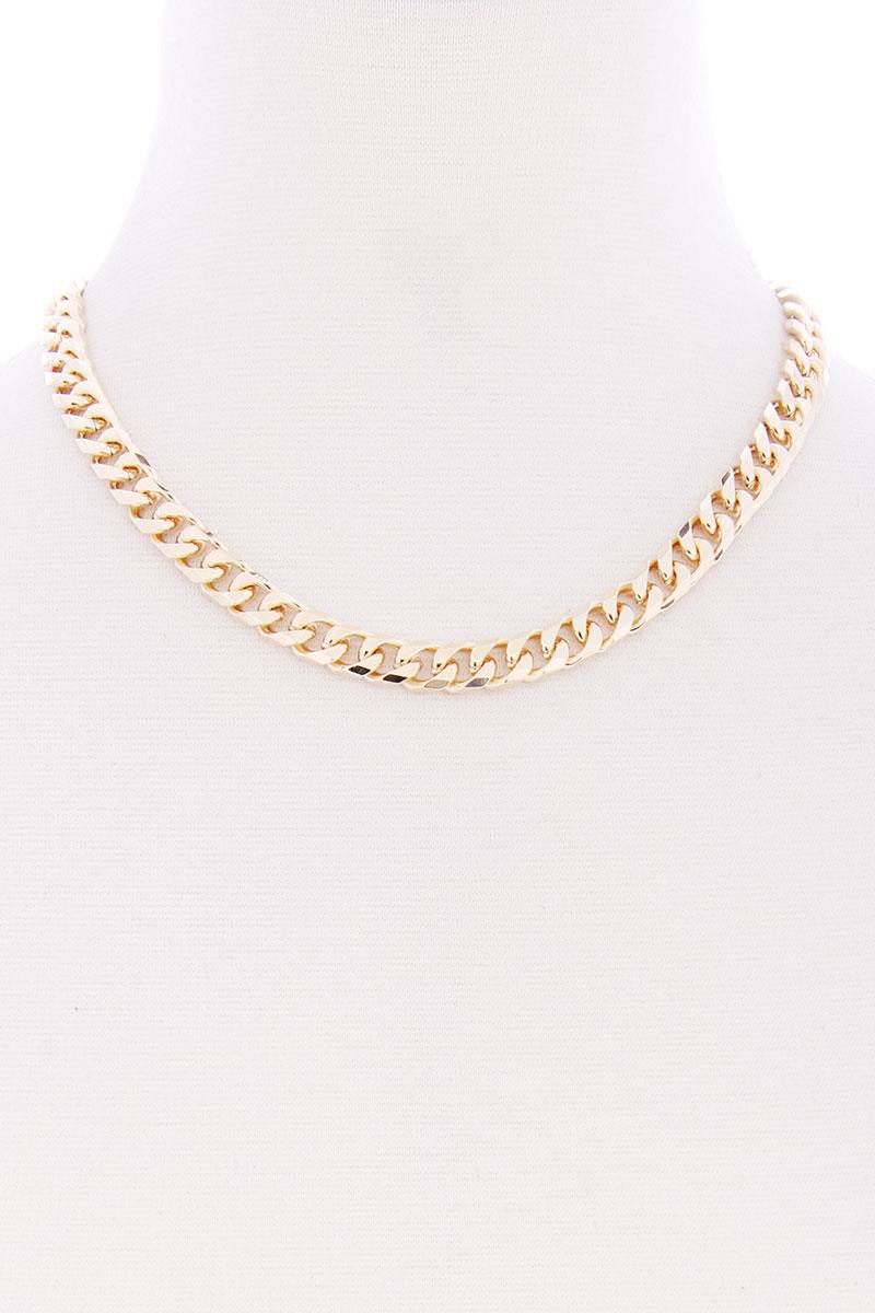 CLASSIC SIMPLE METAL CHAIN NECKLACE