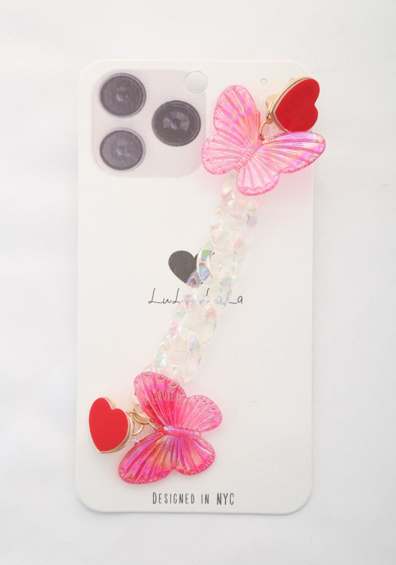 FASHION BUTTERFLY CELL PHONE HAND HOLDER ACCESSORY