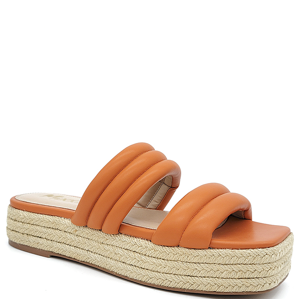 CHIC PUFF DOUBLE STRAP STRAW SANDALS 12 PAIRS