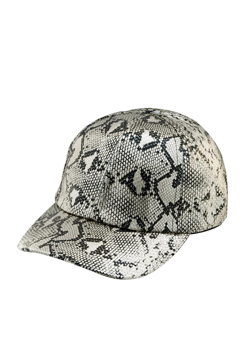 STYLISH SNAKE SKIN DESIGN CAP HAT