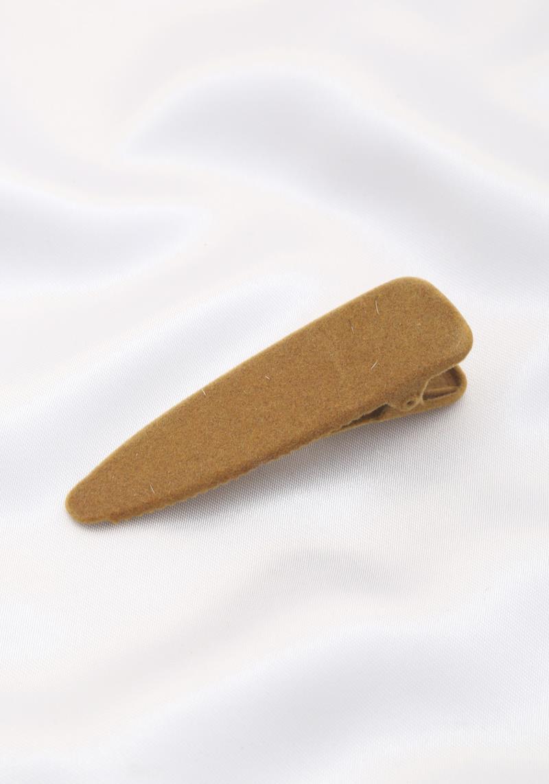 SUEDE TEXTURE HAIR CLIP