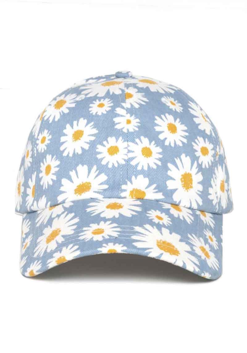 DAISY PRINT FASHION CAPS