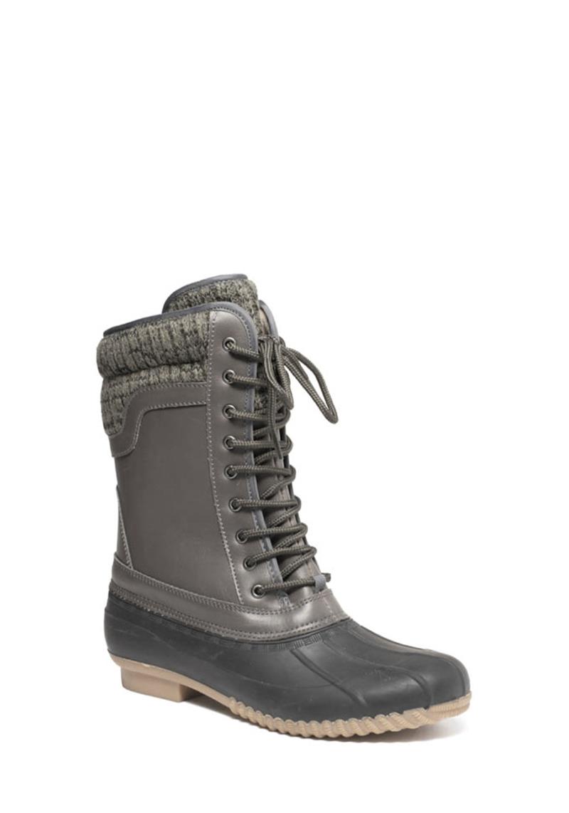 MODERN HIGH LACED SOFT HIKING RAIN BOOTS