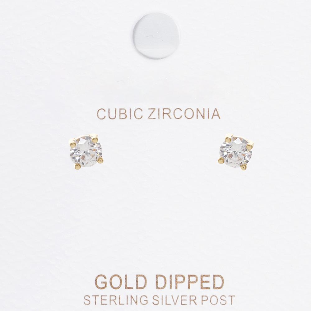 CRYSTAL STUD EARRING