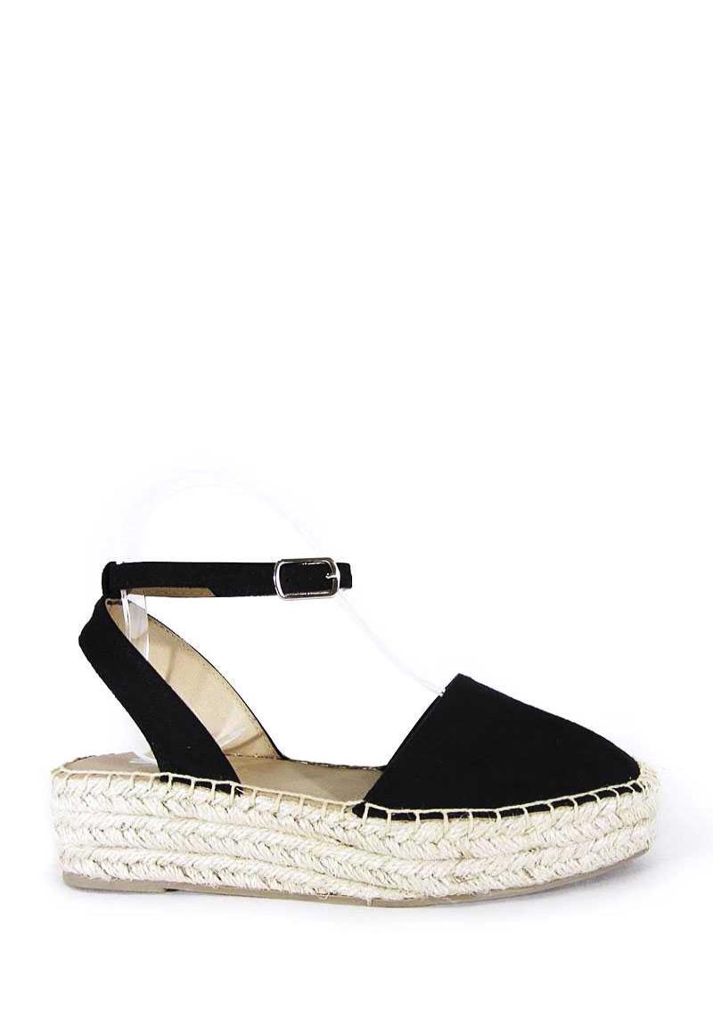 STYLISH ANKLE STRAP NATURAL WEDGE SANDAL