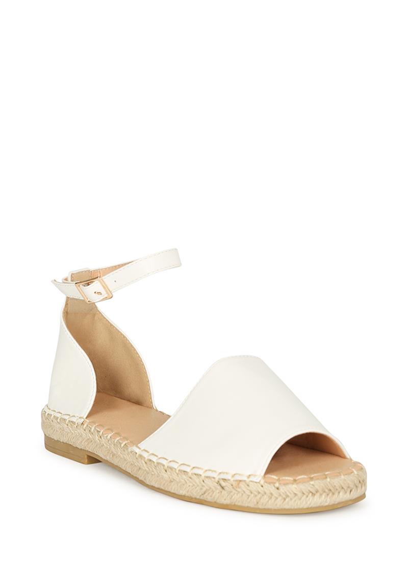 STYLISH OPEN ENCLOSED STRAP BUCKLE HEEL SANDALS