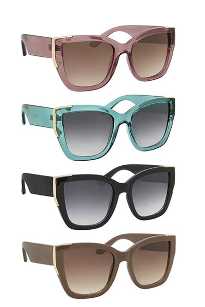 STYLISH ELLURE SQUARE SUNGLASSES 1DZ