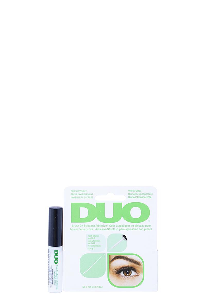 DUO BRUSH ON STRIPLASH ADHESIVE WHITE CLEAR 6 PC