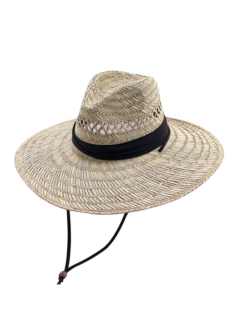 MODERN VENTED STRAW COWBOY HAT