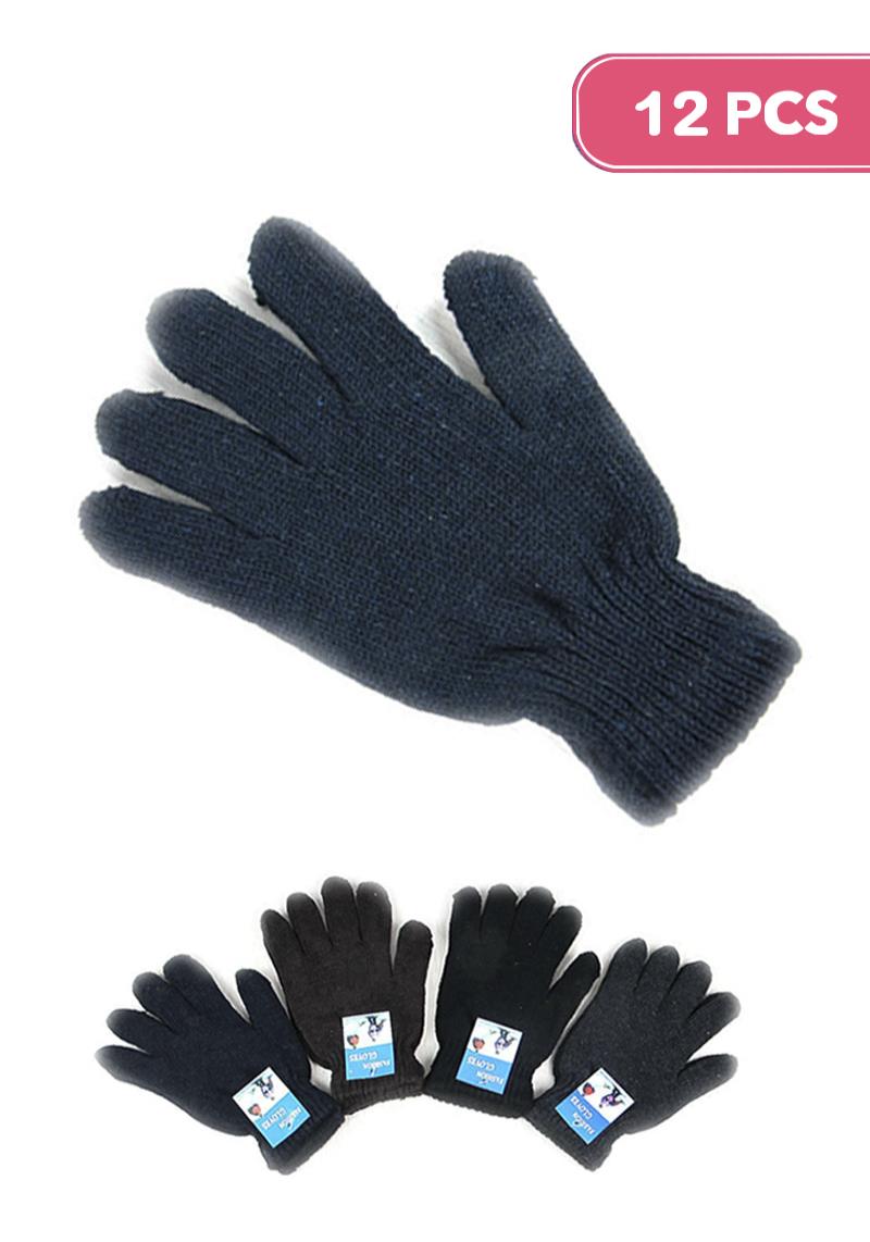 FASHION WINTER SOLID COLOR GLOVES