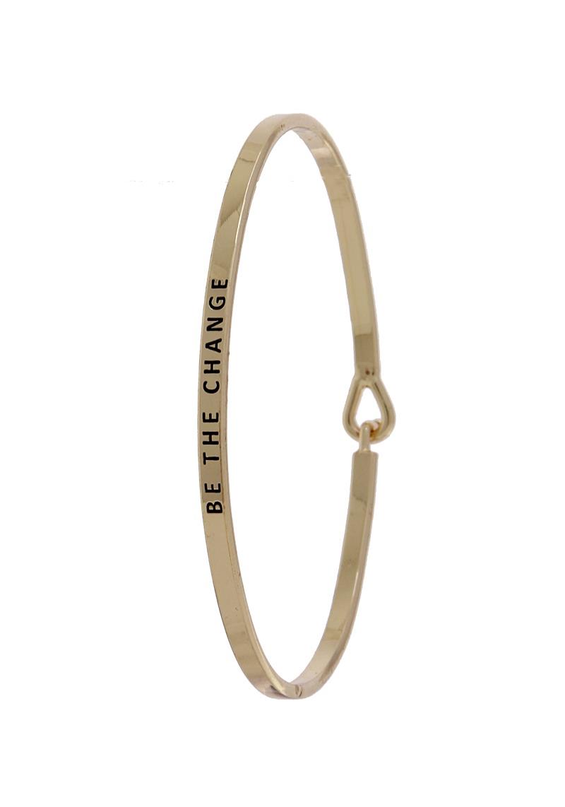 Be the Change Inspiration Bangle