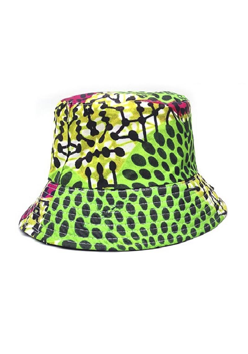 FASHION PRINT DOUBLE SIDED BUCKET HAT
