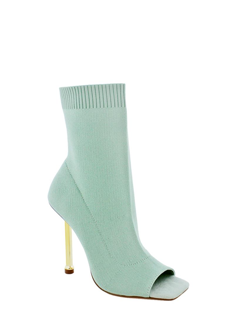 FASHION SMOOTH COLOR COVER OPEN TOE POINTY HEEL