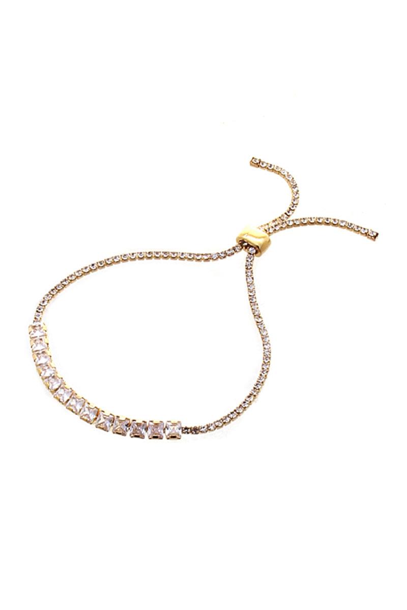 RHINESTONE ADJUST BRACELET