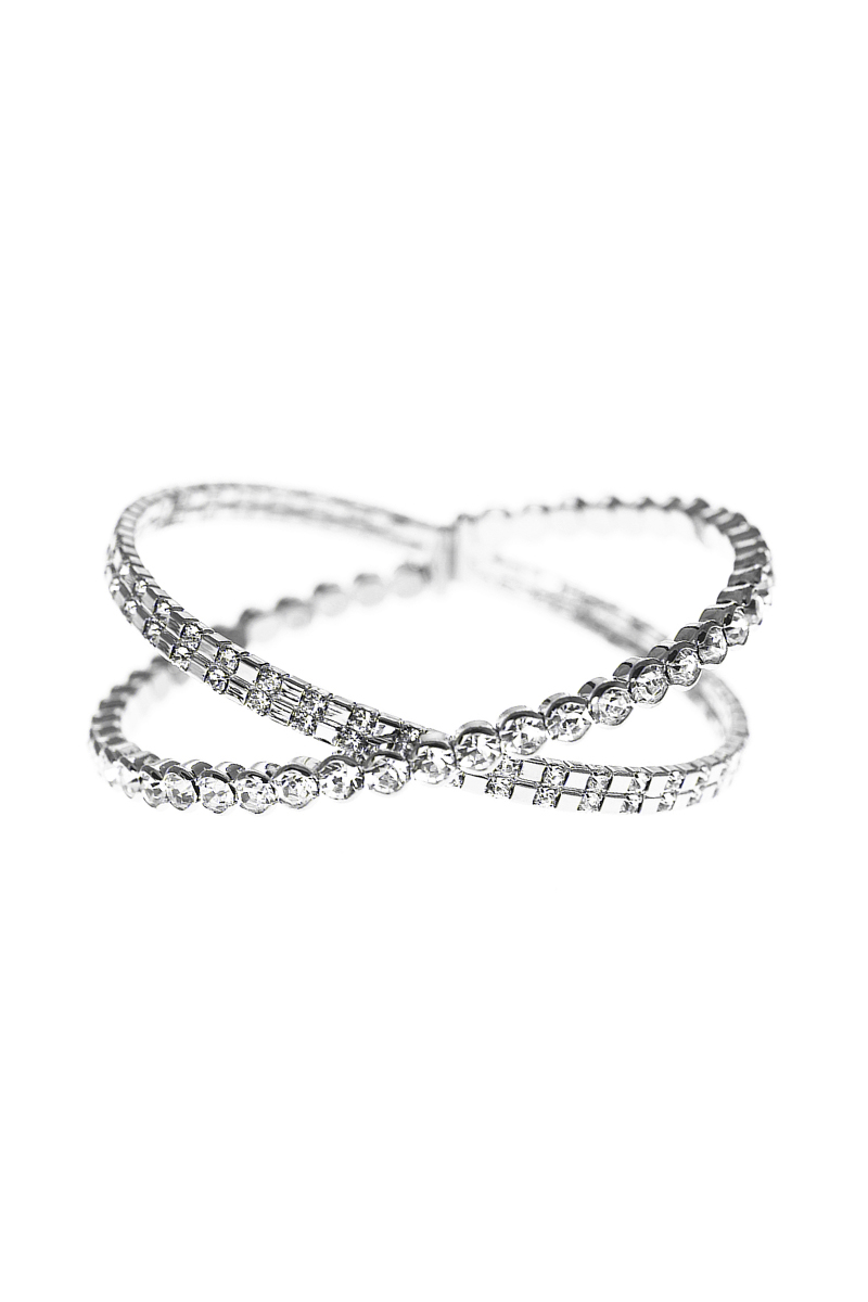 RHINESTONE X BRRACELET