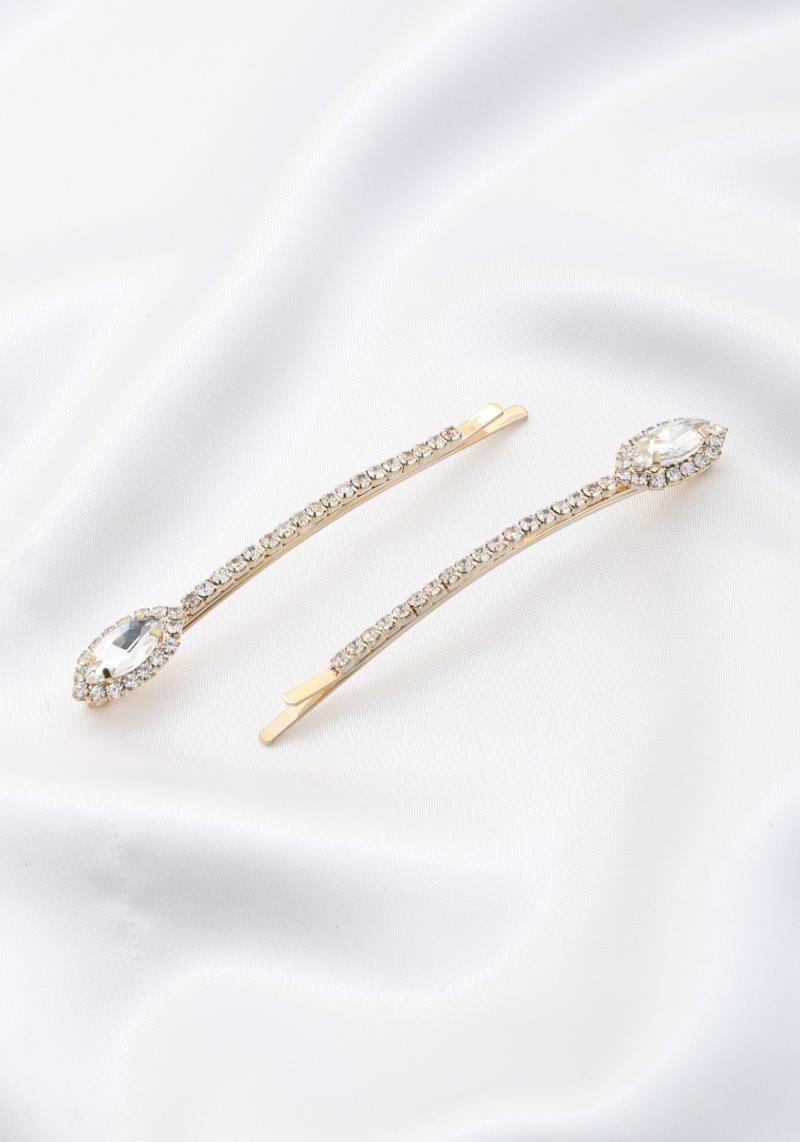 RHINESTONE HAIR PIN SET
