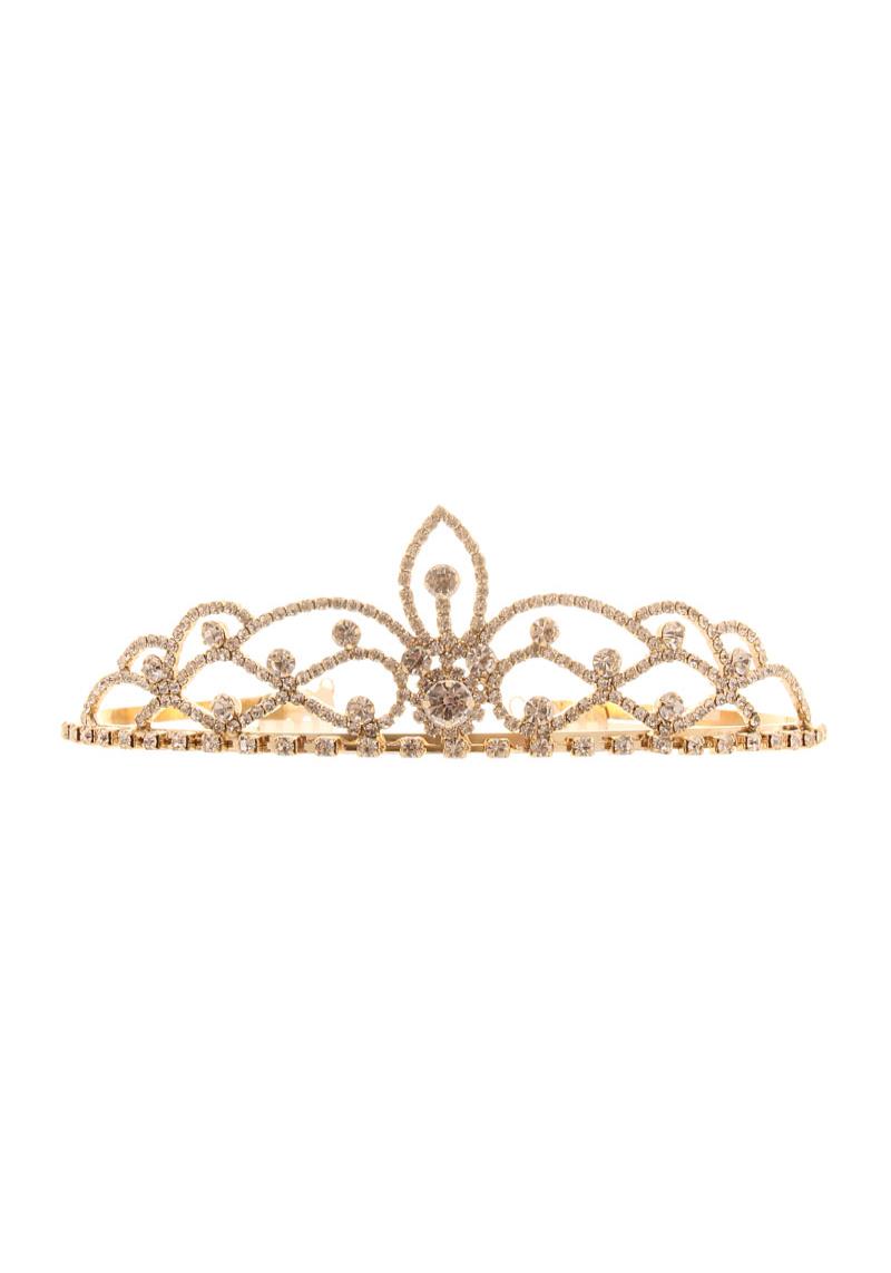 LUXURY RHINESTONE CRYSTAL CROWN TIARA