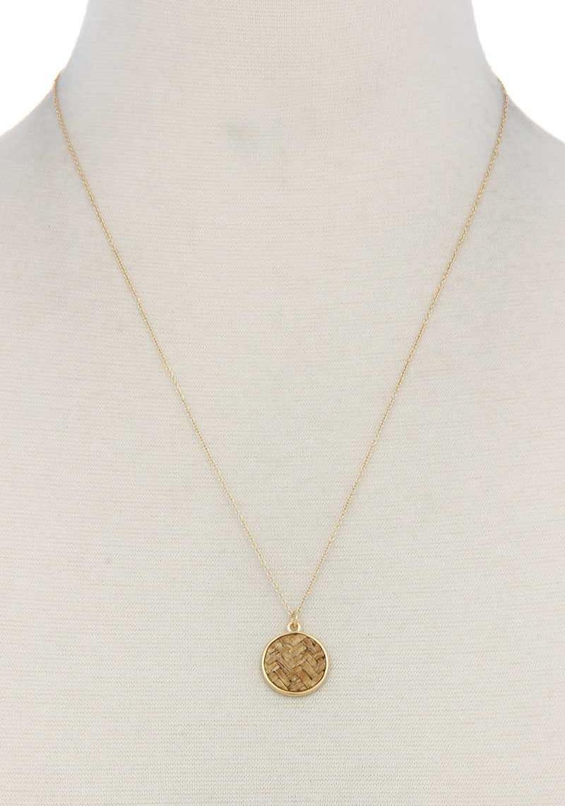 CIRCLE PENDANT NECKLACE