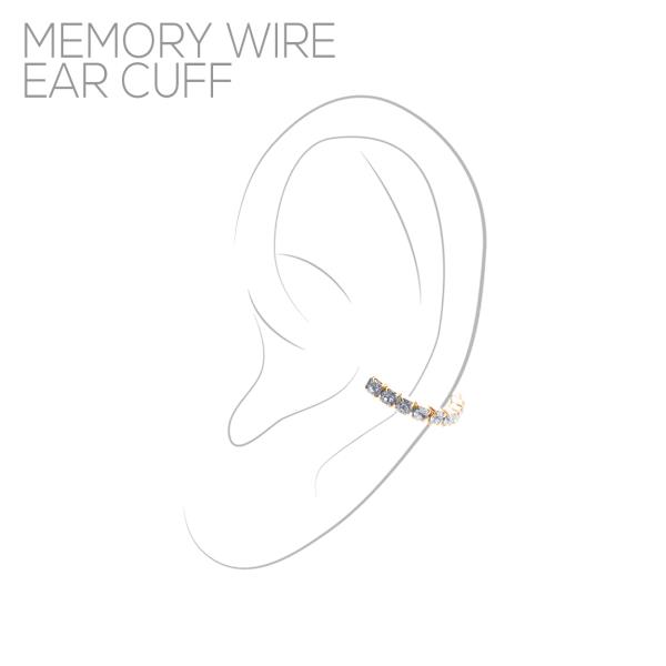 BASIC RHINESTONE MINI EAR CUFF