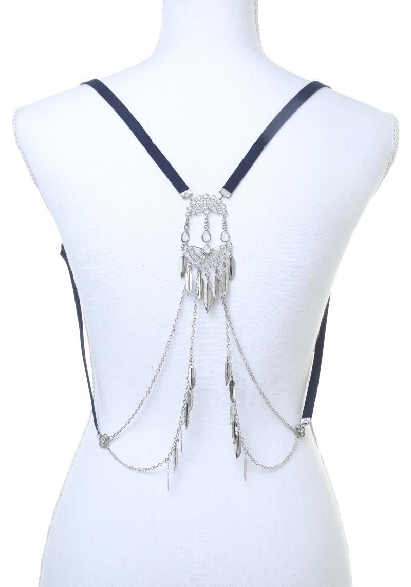 FEATHER BACK BODY CHAIN