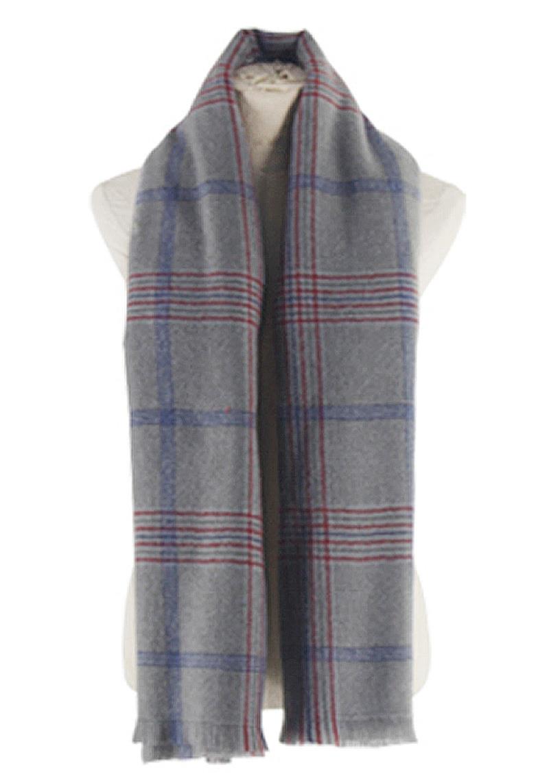 SOFT STRIPPED LINED STYLE SCARF