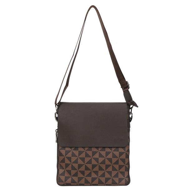 FASHION TRIANGLE MONOGRAM CROSSBODY BAG