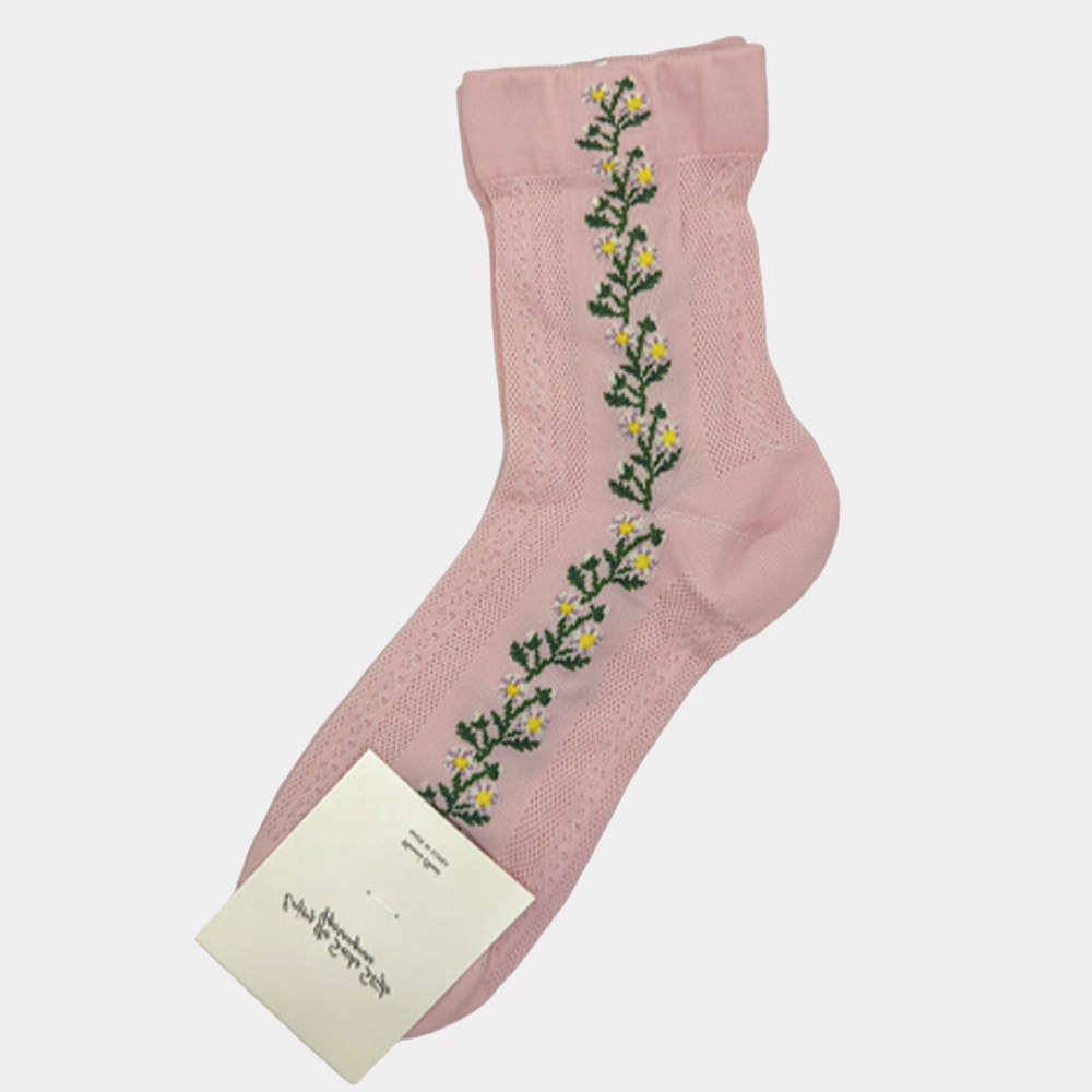 FASHION FLOWER ANKLET SOCKS