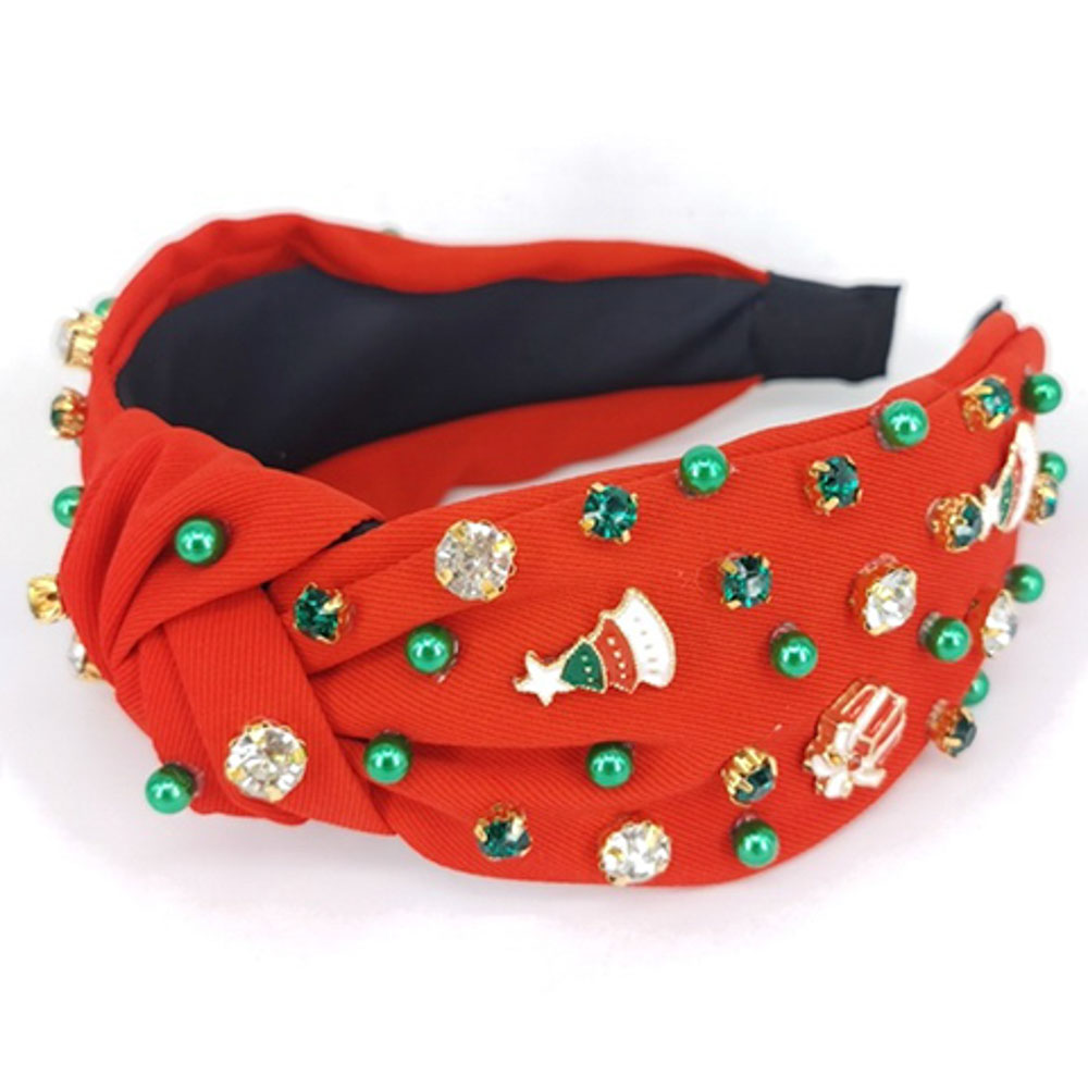 CHRISTMAS MULTI STONE STUDDED HEADBAND