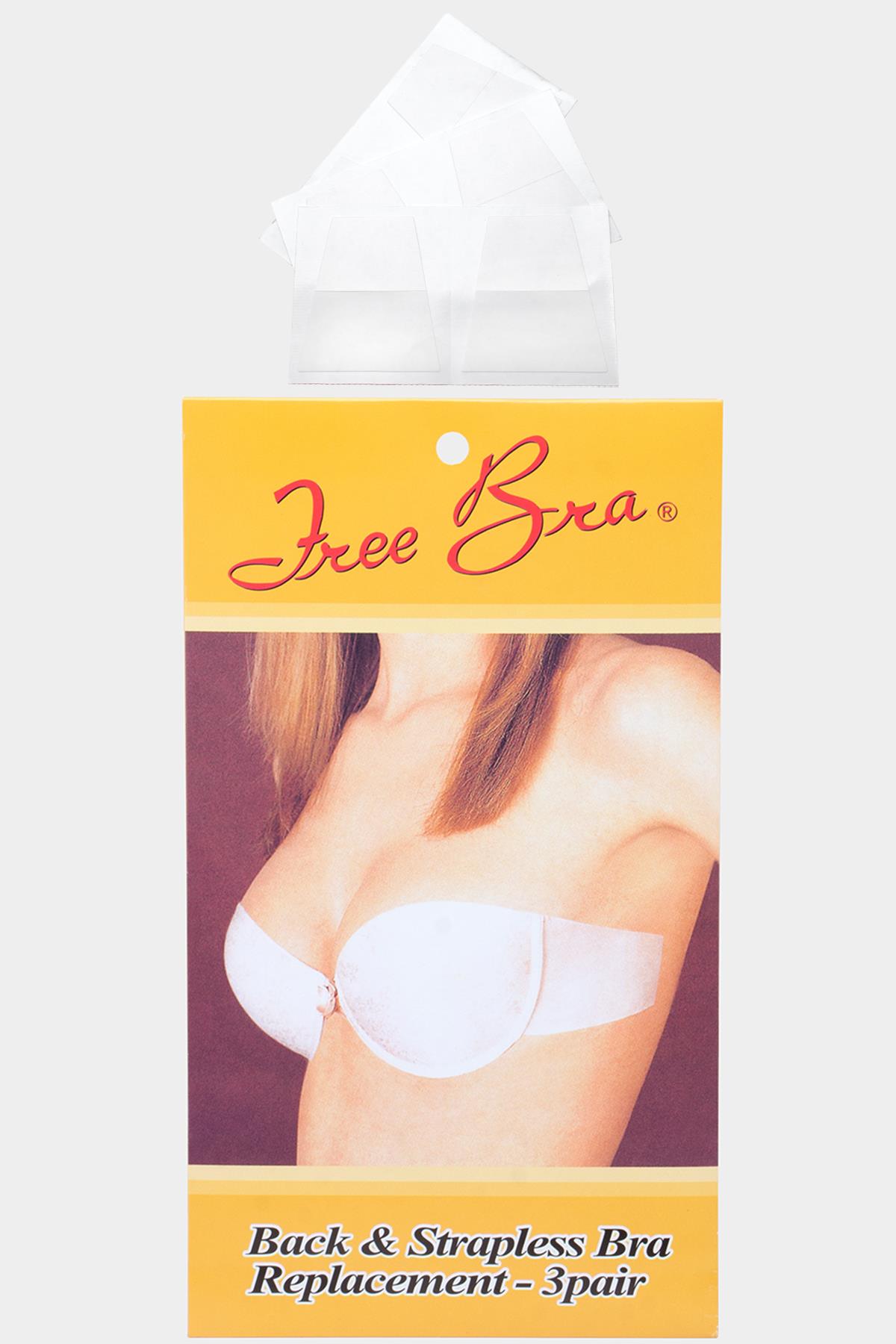 FREE BRA BACK AND STRAPLESS BRA REPLACEMENT 3 PAIR SET