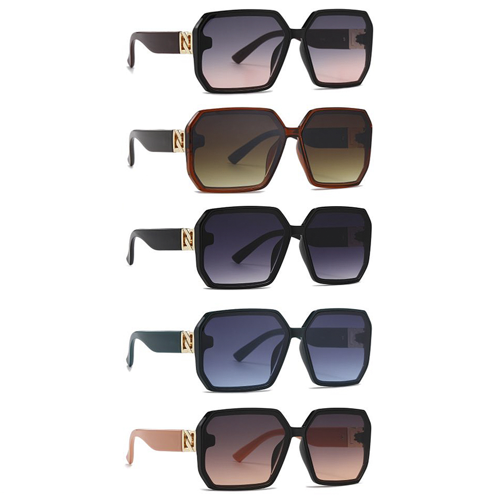 CHIC SQUARE SHAPE SUNGLASSES 1DZ