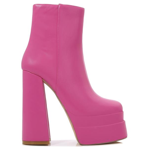 FASHION SMOOTH BOOTS HEEL 12 PAIRS