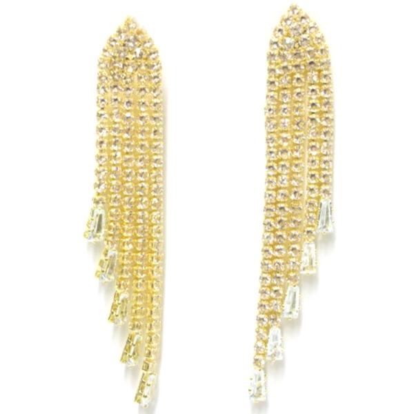 MARQUISE RHINESTONE DANGLE EARRING