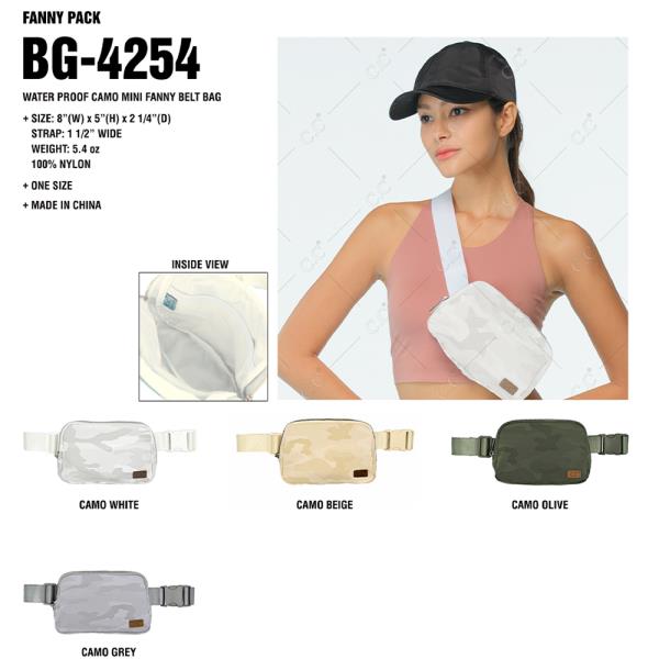 CC FASHION CAMOUFLAGE FANNY PACK