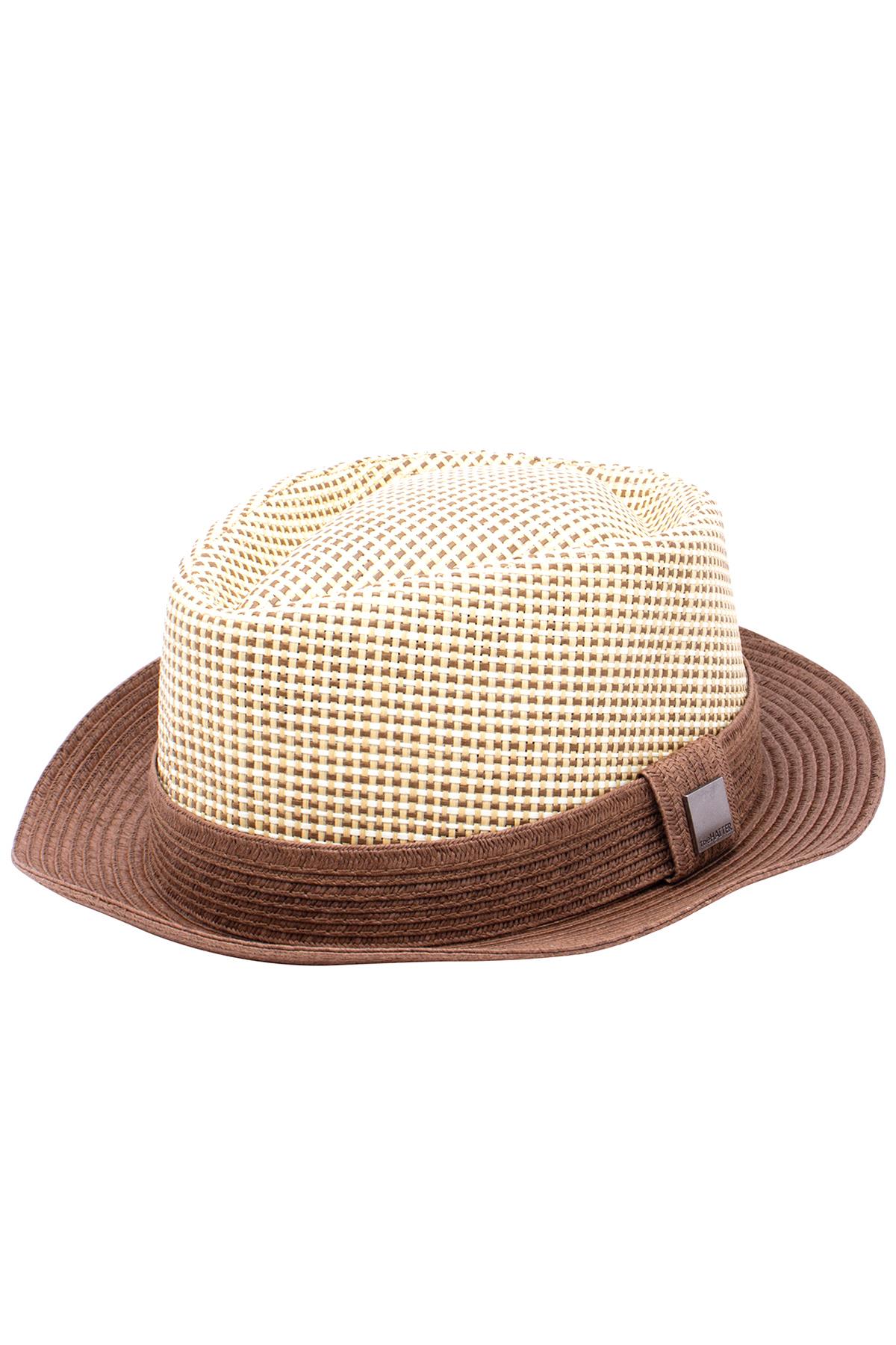MODERN DESIGN CHECKER HAT