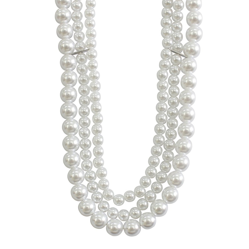 PEARL 3ROW NECKLACE