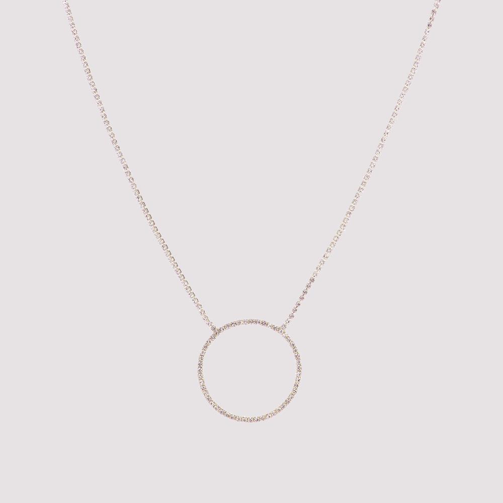 RS 2mm CIRCLE PENDANT NECKLACE