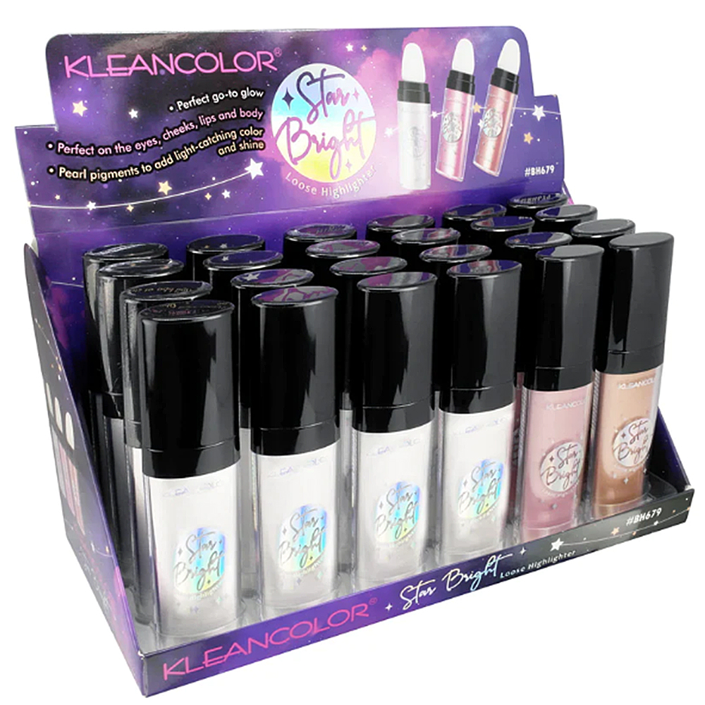 KLEAN COLOR STAR BRIGHT LOOSE HIGHLIGHTER (24 UNITS)