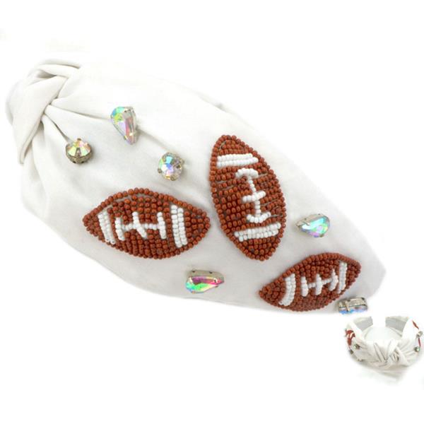 FOOTBALL MID KNOT HEADBAND