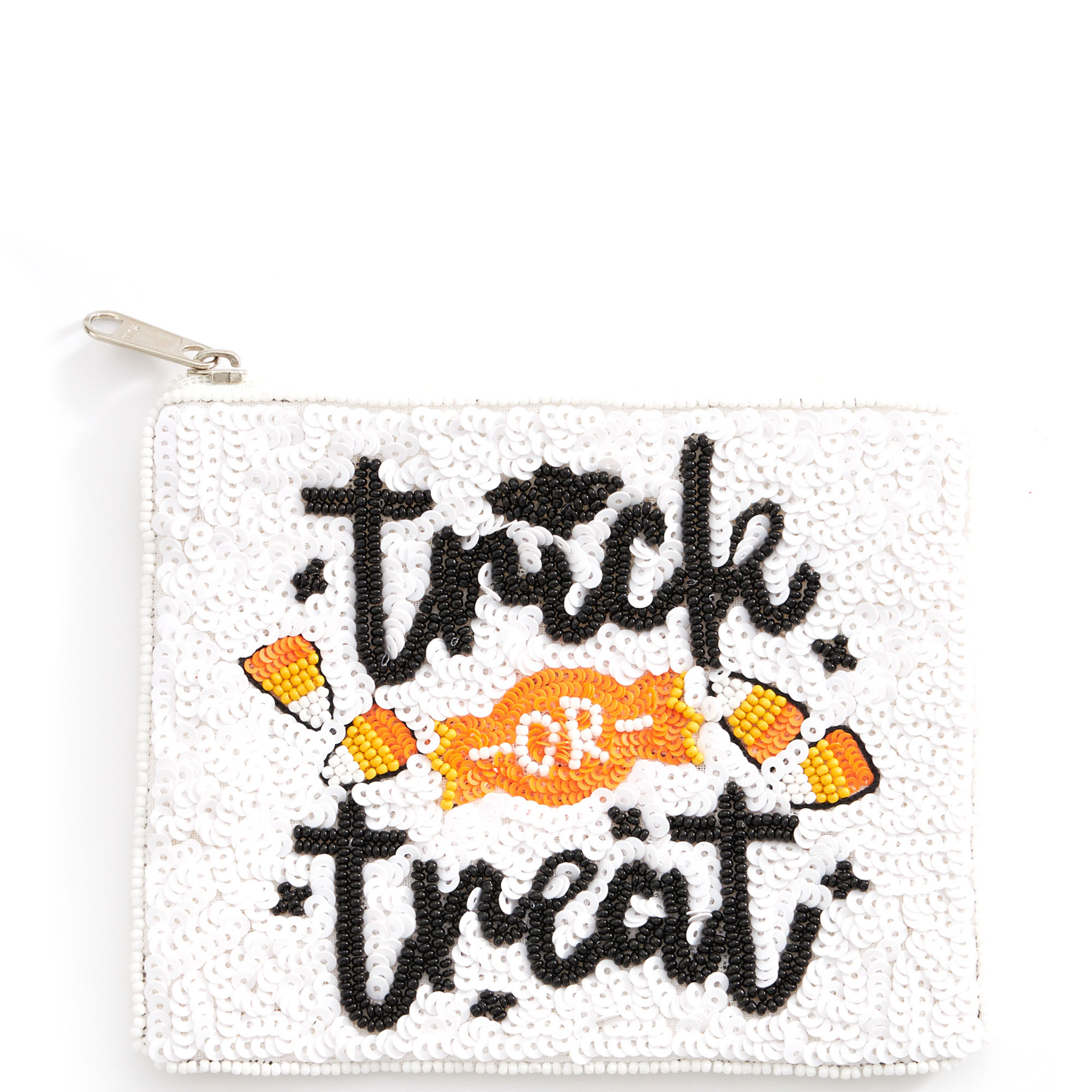 HALLOWEEN TRICK OR TREAT SEQUIN COIN PURSE