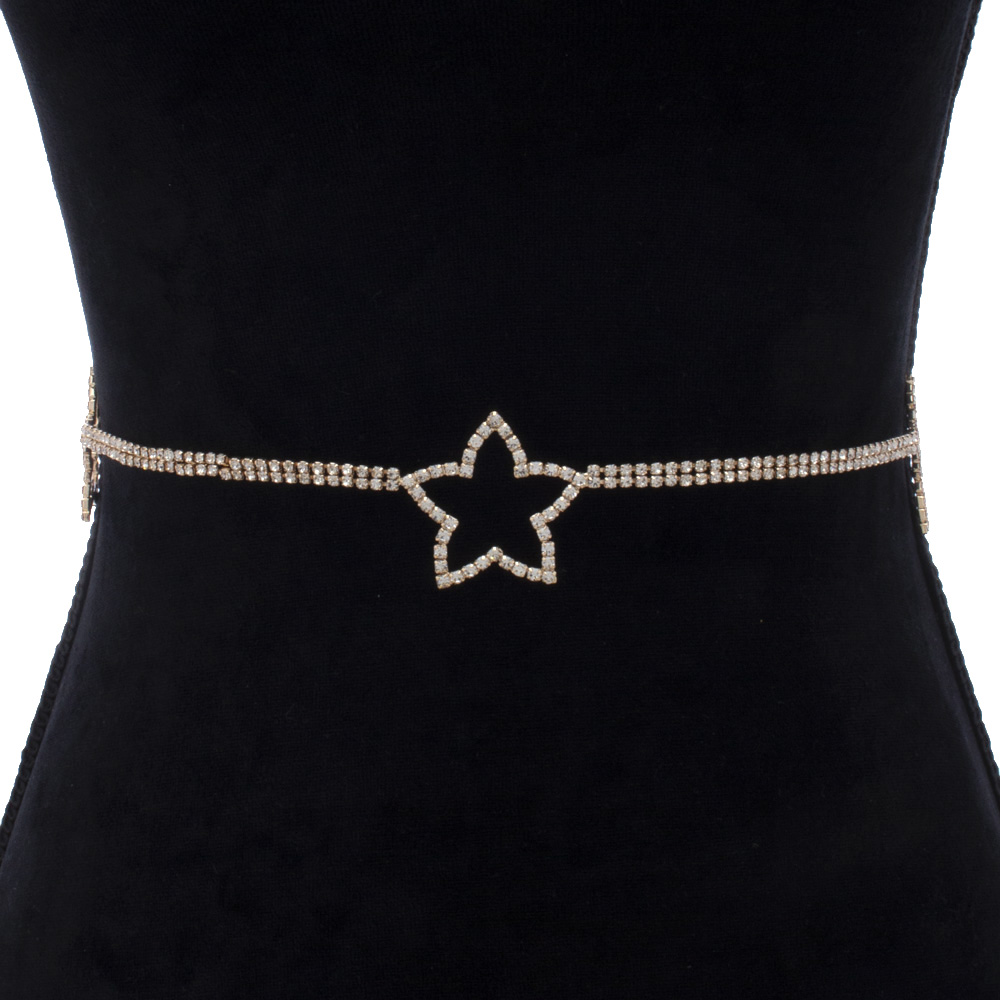 STAR RHINESTONE METAL BELT