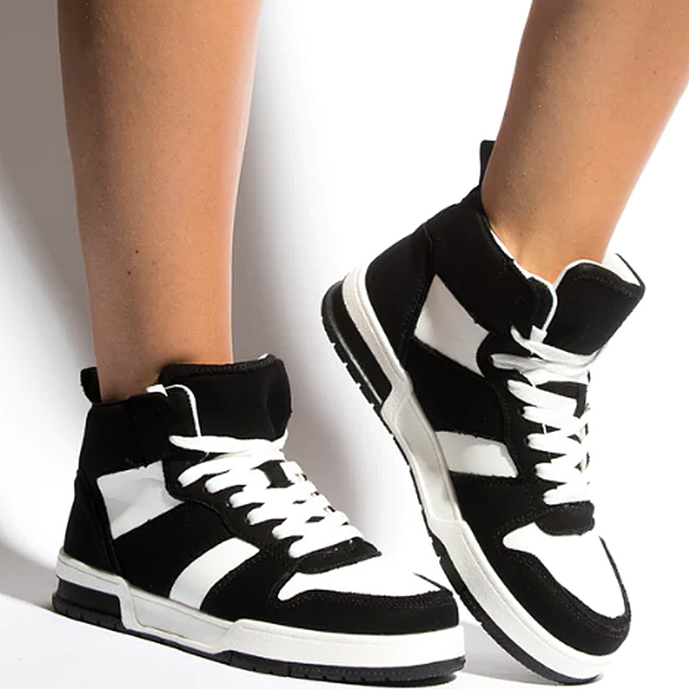 HIGH TOP SNEAKERS 12 PAIRS
