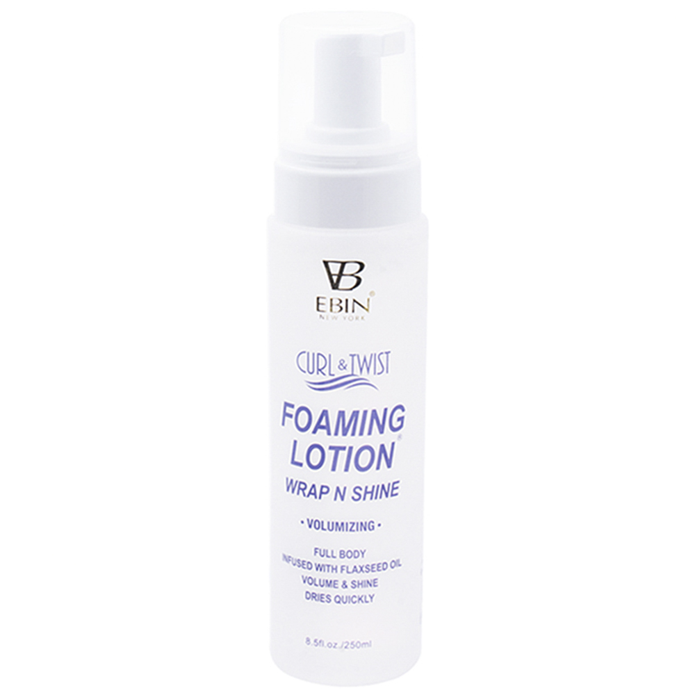 CURL AND TWIST FOAMING LOTION - VOLUMIZING