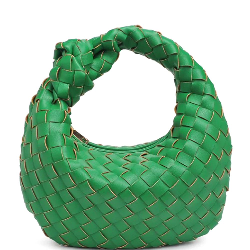 FASHION WOVEN DESIGN TRACY CLUTCH BAG