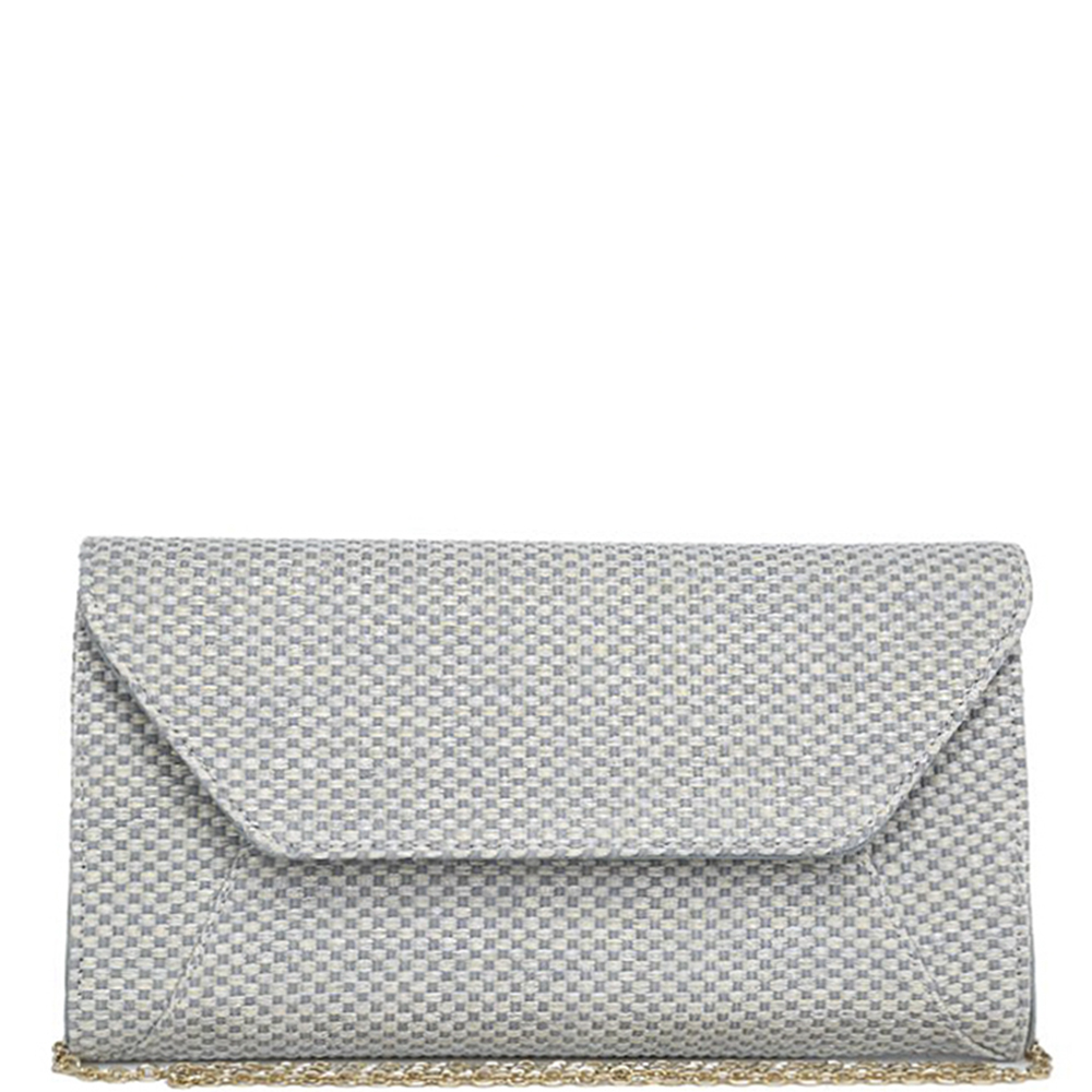 SMOOTH ALL OVER WOVEN DAKOTA CLUTCH